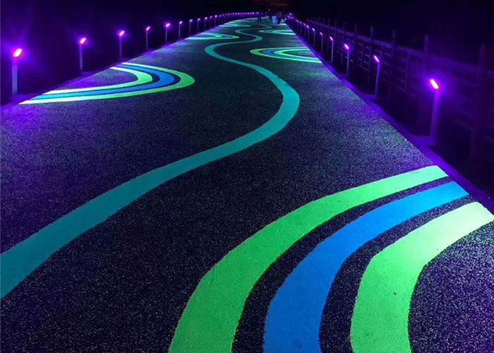 熒光路面地坪